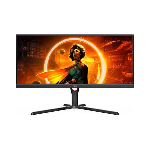 AOC U34G3XM 34" VA WQHD Monitor, 3440 × 1440 144Hz Adaptive-FreeSync,2xHDMI+Display Port, 100x100mm VESA, Height Adjustable, USB hub, HDR10, Height Adjustable (U34G3XM/89)