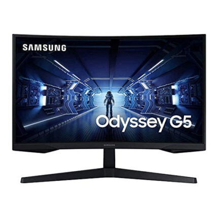 Samsung Odyssey G5 - 27", Resolution 2560×1440, Refresh Rate 144Hz, 1000R Curved Gaming Monitor | LC27G55TQWMXUE