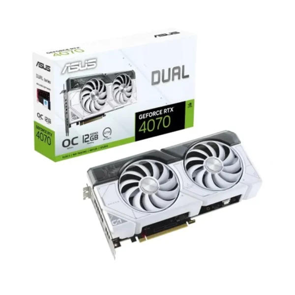 ASUS Dual GeForce RTX 4070 White OC Edition 12GB